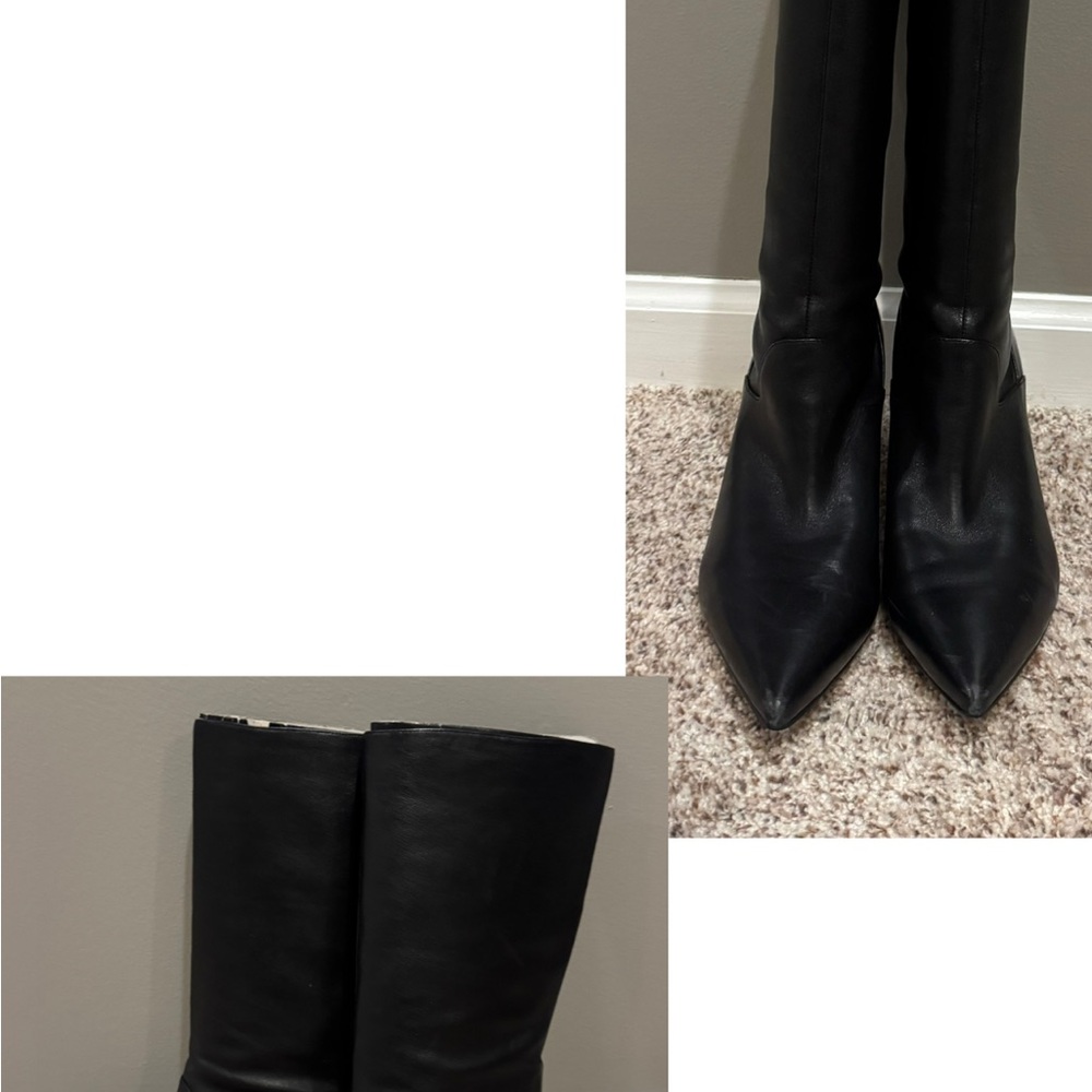 Marc Fisher Black Heeled Boots